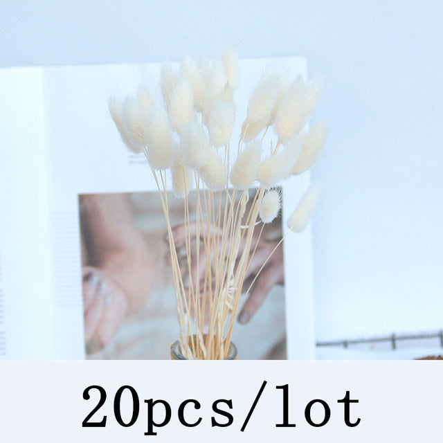 Bulrush   Natural   Dried   Flowers   Artificial   Plants   Branch