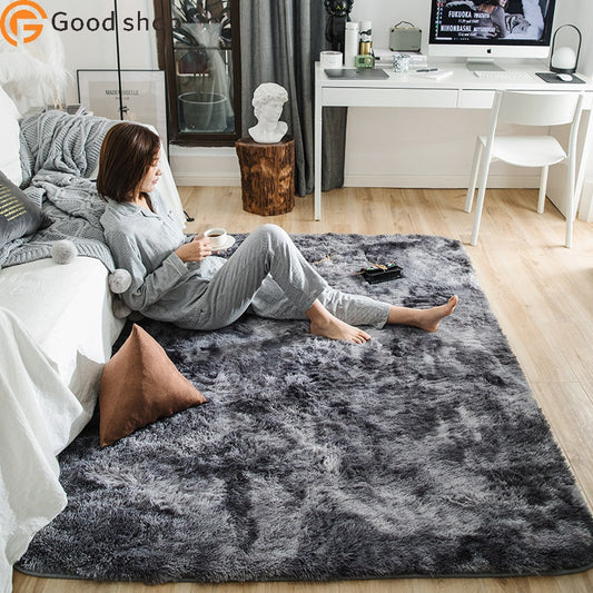 Plush   Carpets   For   Living   Room   Soft   Fluffy   Rug   Home   Decor