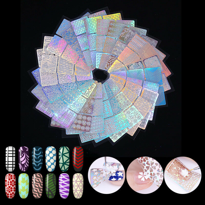 24   Sheet s   Nail   Art   Transfer   Stickers   3D   Tips   Decal   DIY   Decor