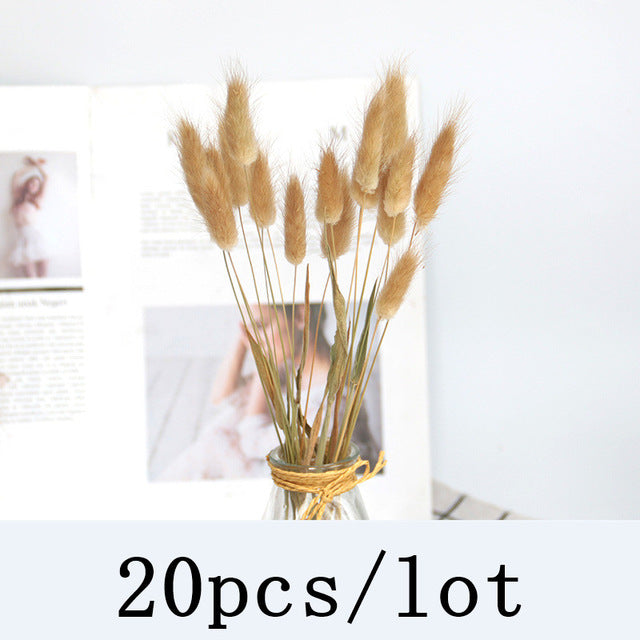 Bulrush   Natural   Dried   Flowers   Artificial   Plants   Branch