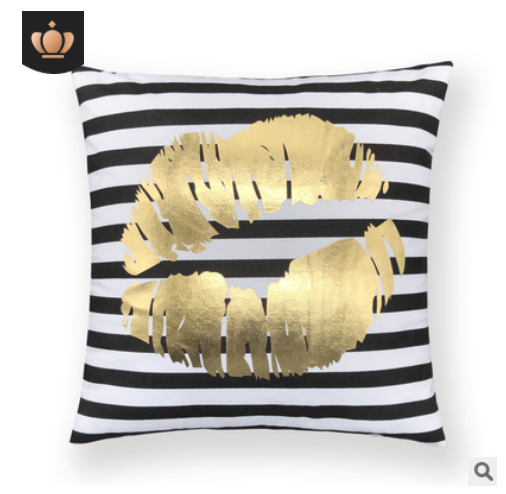 Blended   Crown   Cushion   Cover   Throw   Pillow   Case     Decor Pillow